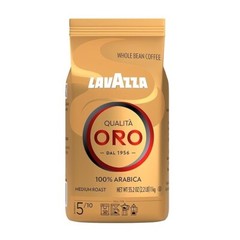 Lavazza QualitÃ Oro Whole Bean Blend, Medium Roast, 2.2 Pound (Pack of 1)