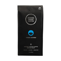 Coffe, Three Sisters, E, Medium Roast, Ground, 10 Oz – Certified Organic, Fairtr