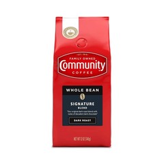 Signature Blend Whole Bean Coffee Dark Roast 12 oz Bag (Pack of 1)