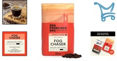 Whole Bean Coffee Medium Dark Roast Fog Chaser 2 lb Sustainable Kosher
