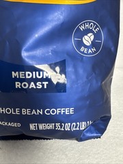 Lavazza Super Crema Whole Bean Coffee, 2.2 lb, Espresso MediumRoast, BB 01/30/28