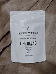 Seven Weeks Coffee Medium Roast “Life Blend” 4 OZ Sampler Pack