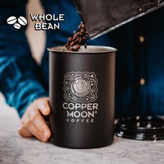 Copper Moon Sumatra, Whole Bean Coffee, 5 Pound Bag, Dark Roast Coffee with Smoo