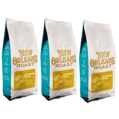 3 PCS Southern Pecan Ground Coffee 12 oz Pack Flavored Medium Roast Blend