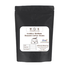 Arabica Medium roast Roasted coffee beans 500gms