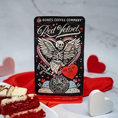 Red Velvet Flavored Coffee Beans, Medium Roast, 12 oz Ground