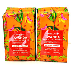 2 X Trader Joe’s Rwanda Small Lot Coffee 12 oz each