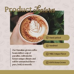 Hualalai Estate Whole Bean 100 – Roasted Hawaiian –
