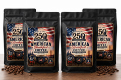 Seaside Coffee Florida, Bean, medium roast, 4 x Bags 2 lb.