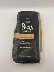 Peet’s Cafe Domingo Medium Roast Ground Coffee 7/26 1 Pack 10.5 oz