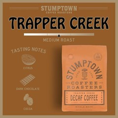 Decaf Whole Bean Coffee 100% Arabica Coffee – Trapper Creek 12oz Bag