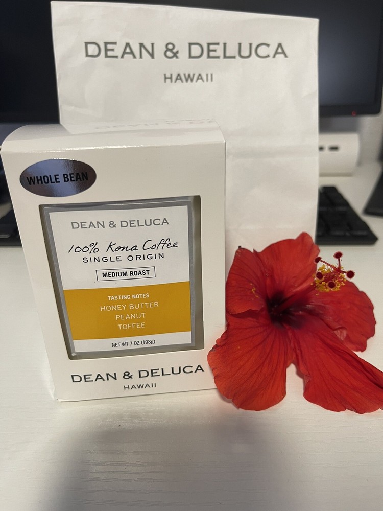 Dean & Deluca 100% Kona Coffee Hawaii Exclusive 7oz Whole Bean Ships to Japan