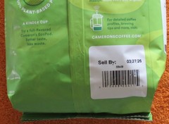 CAMERON’S® Organic Scandinavian Blend Whole Bean Coffee, 28 Oz w/ SB: 3/27/26