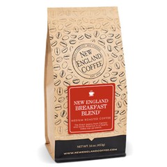 NEW ENGLAND COFFEE BREAKFAST BLEND WHOLE BEAN COFFEE 16OZ