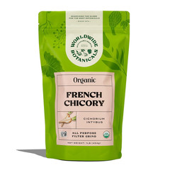 Worldwide Botanicals Organic French Chicory Root, 1 Pound – Brew like Coffee, Bl