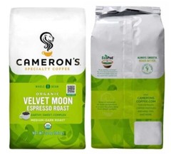 Cameron’s Specialty Coffee Organic Velvet Moon- Expresso Roast Medium Dark 100%