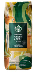 Starbucks Green Apron Blend Blonde Roast Whole Bean Coffee 1lb / 16oz / 453g Bag