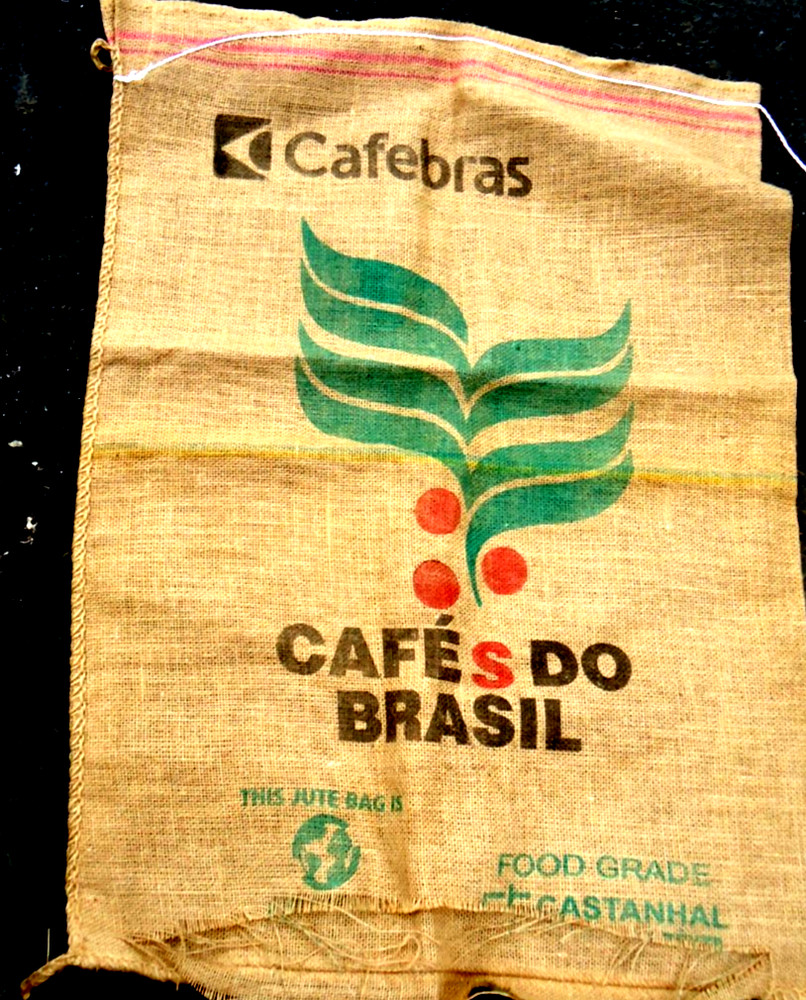 60KG , Rainforest Alliance Certified COFFE BEAN 2 SIDED BURLAP BAG