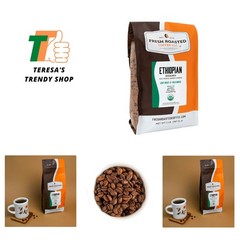 Organic Ethiopian Natural Whole Bean Coffee, Light Roast, USDA Organic, 100% …