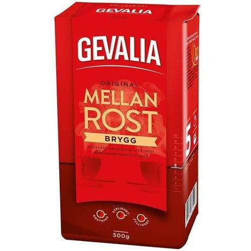 GEVALIA Original Mellanrost Brygg Ground Coffee 450g / 15.9oz