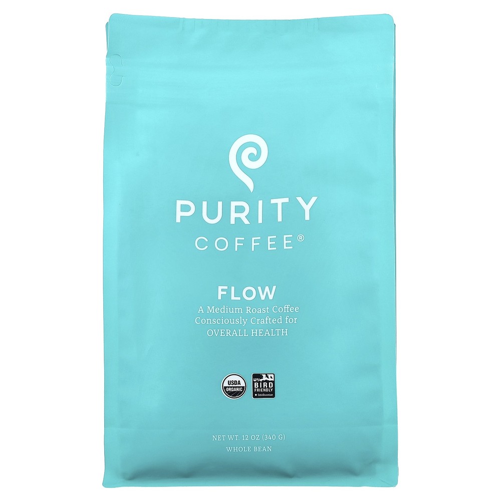 Flow, Whole Bean, Medium Roast, 12 oz (340 g)