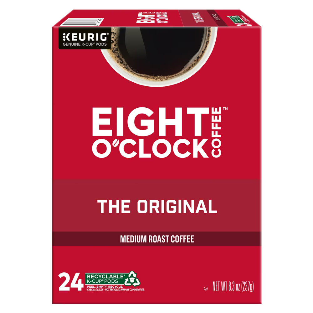 Eight O’Clock Coffee Medium Roast The Original Coffee 24 – 0.34 oz K-Cup Pods