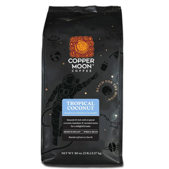 Medium Roast Whole Bean Coffee, Tropical Coconut Blend, 5 Lb
