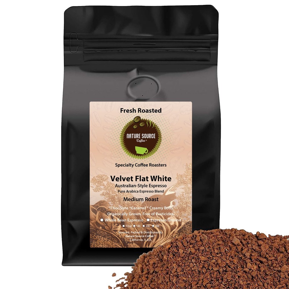 Velvet Flat White-Australian-Style Espresso | Pure Arabica Espresso | Medium