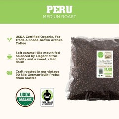 Tiny Footprint Coffee – Fair Trade Organic Peru APU 48 Ounce (Pack of 1)