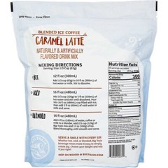 Big Train Blended Ice Coffee Drink Mix, Caramel Latte, 3.5 lbs