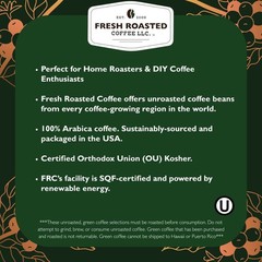 FRC Unroasted | Costa Rican Tarrazu | 5 LB Green Coffee Beans