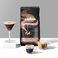 Lavazza Espresso Whole Bean Coffee, Medium Roast, 100% Arabica, 2.2 Lb Bag (Pack