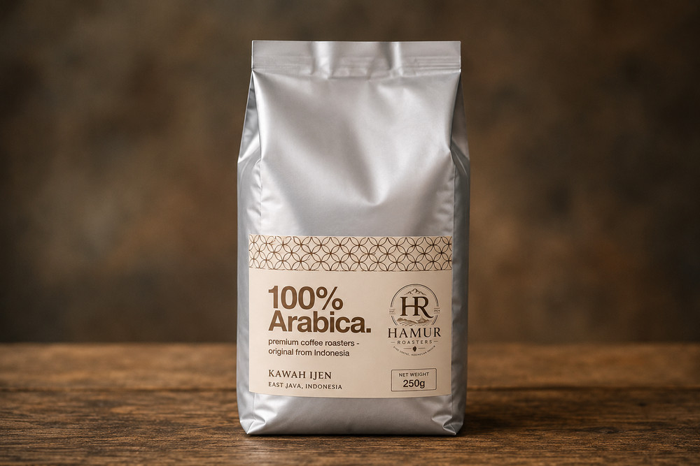 Kawah Ijen Arabica Coffee Beans 250g | Fresh Roasted Indonesian Specialty Whole