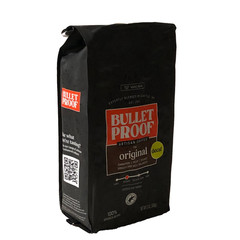 Bulletproof Original WholeBean DecafCoffee Medium Roast Tested for Toxins, 12 Oz