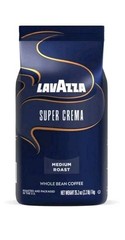 Lavazza Super Crema Whole Bean Coffee Medium Espresso Roast 2.2 lbs