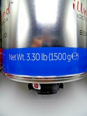 ILLY ESPRESSO DECAF BEAN 3.3lb EXP 2027+ DECAF SAFETY SEAL