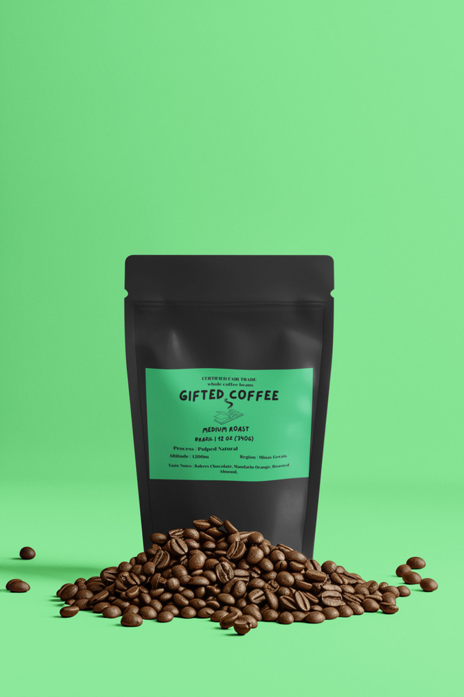 Brazil Single Origin Coffee| Whole Bean| Medium Roast| Roasted To Order!