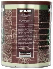 Signature 100% Colombian Coffee Supremo Bean Dark Roast-Fine Grind, 6 Pound…