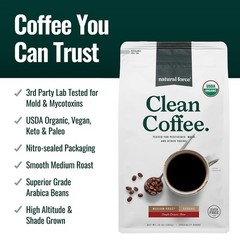 Natural Force Organic Clean Coffee Classic, Mold & Mycotoxin Free, Lab Teste…
