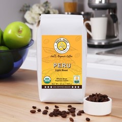 , Light Roast, Organic Coffee, Whole Bean, Single Origin – Peru, Certified, O…