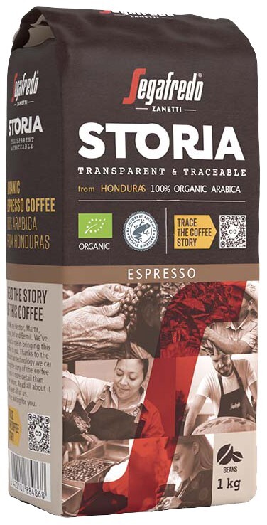 SEGAFREDO Zanetti Storia Coffee Beans 1000g / 1kg / 35.3oz