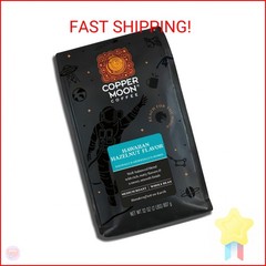 Copper Moon Medium Roast Whole Bean Coffee, Hawaiian Hazelnut Blend, 2 Lb