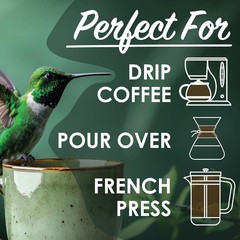 Coffee Blue Mountain Blend Whole Bean Coffee Medium-Light Roast Arabica Beans