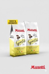 Musetti Gentile 100% Arabica Italian Coffee Beans 1 .1lb pack of 2