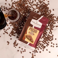 Pecan Pie Flavored Coffee – Fresh Roasted Medium Roast Whole Bean, 12 oz, Kosher