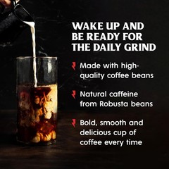 Ethically Sourced Organic Coffee, Medium Roast Whole Beans, 16 oz, High Caffeine
