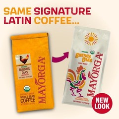 Mayorga Organic Coffee 2lb Buenos Dias – Light Roast Whole Bean Coffee Specia…