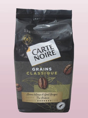 CARTE NOIRE CLASSIC ARABICA COFFEE BEANS 1KG NWOB LOT OF 2