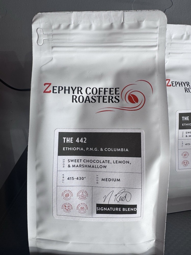 Zephyr Coffee Roasters The 442 Signature Blend Medium Roast Beans Ethiopia P.N.…