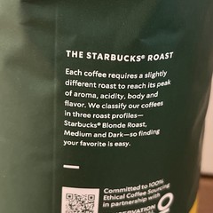 Starbucks Blonde Espresso Roast Whole Bean
